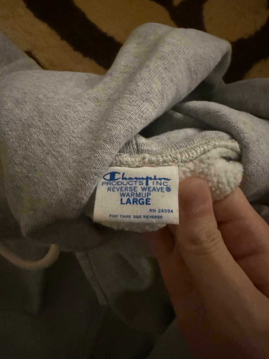 챔피온 블루택 리버스위브 후디 L 상품이미지3