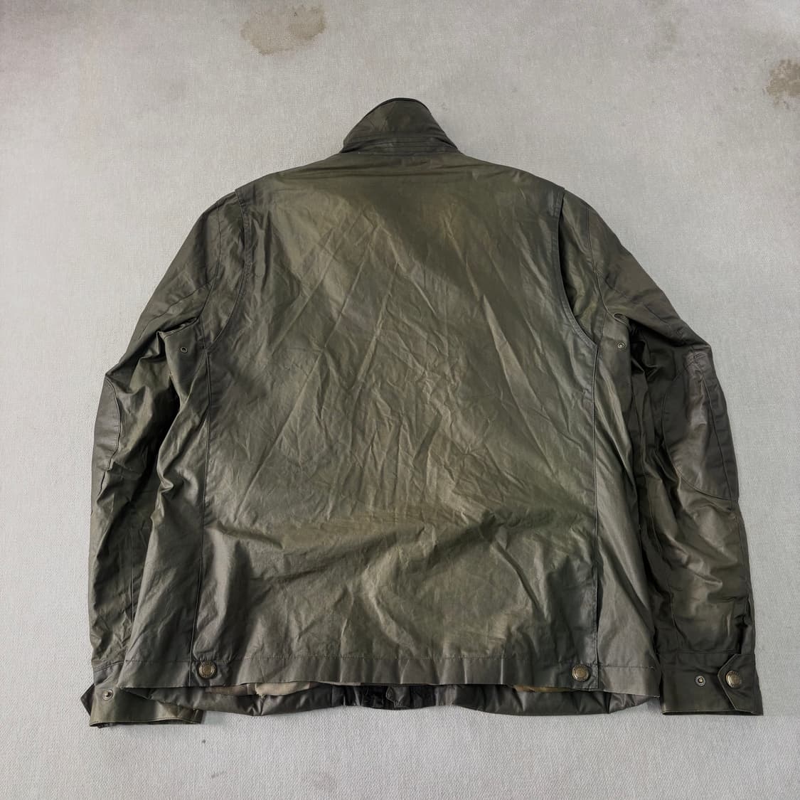 100 버버리 브릿 올리브 왁스 자켓  상품이미지2