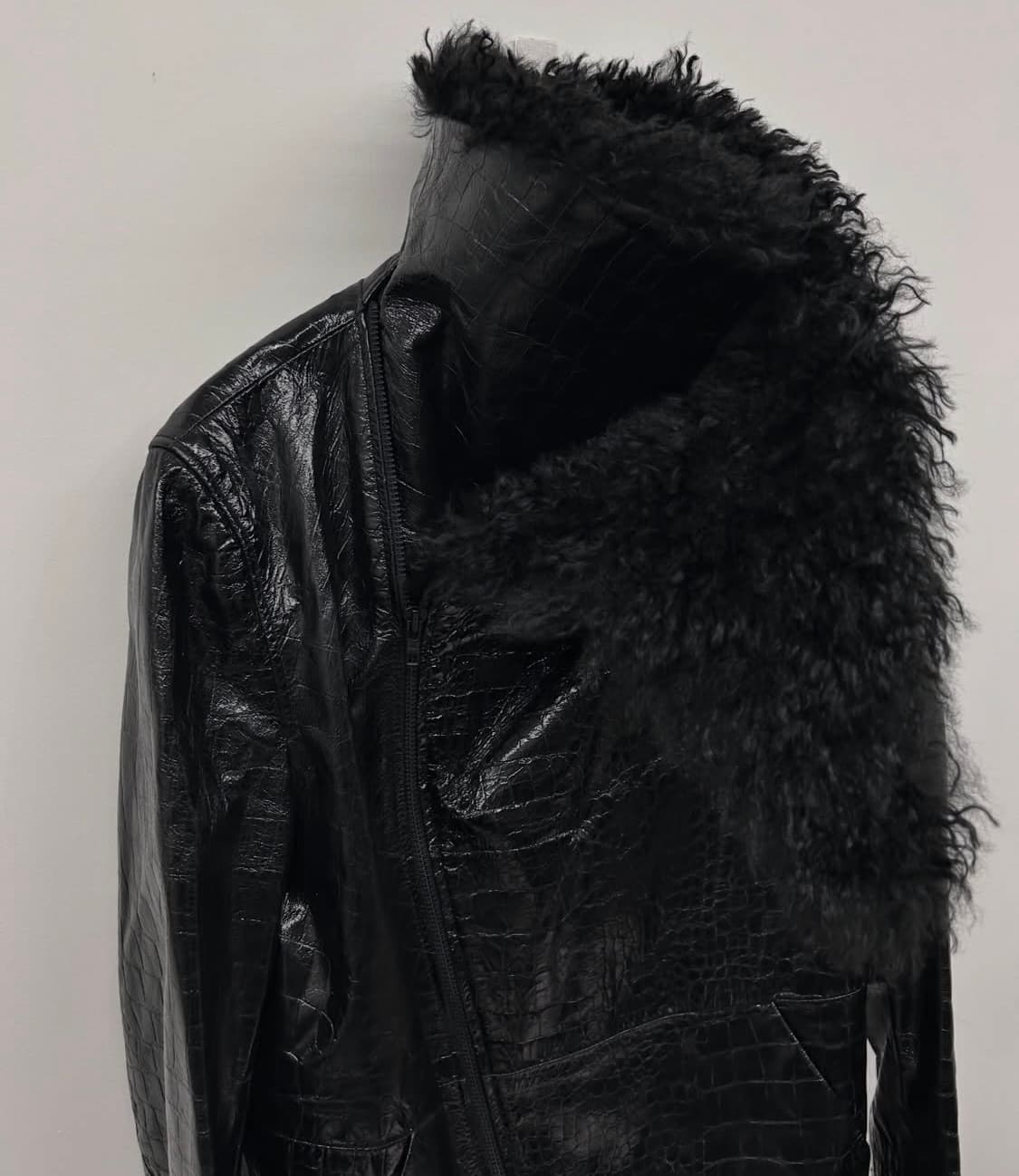 율리우스 릭오웬스 kmrii 사선 하이넥 비대칭 자켓 상품이미지5