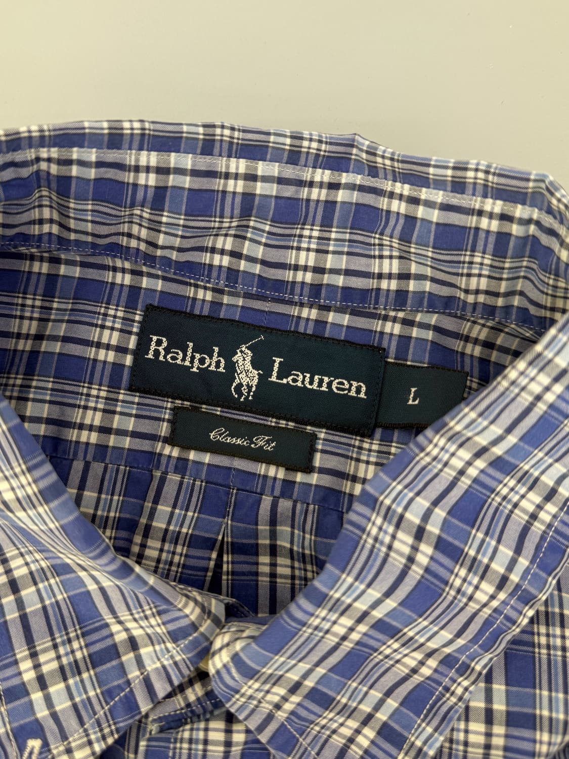 폴로 랄프로렌 루즈핏 체크패턴 코튼 셔츠 상품이미지4