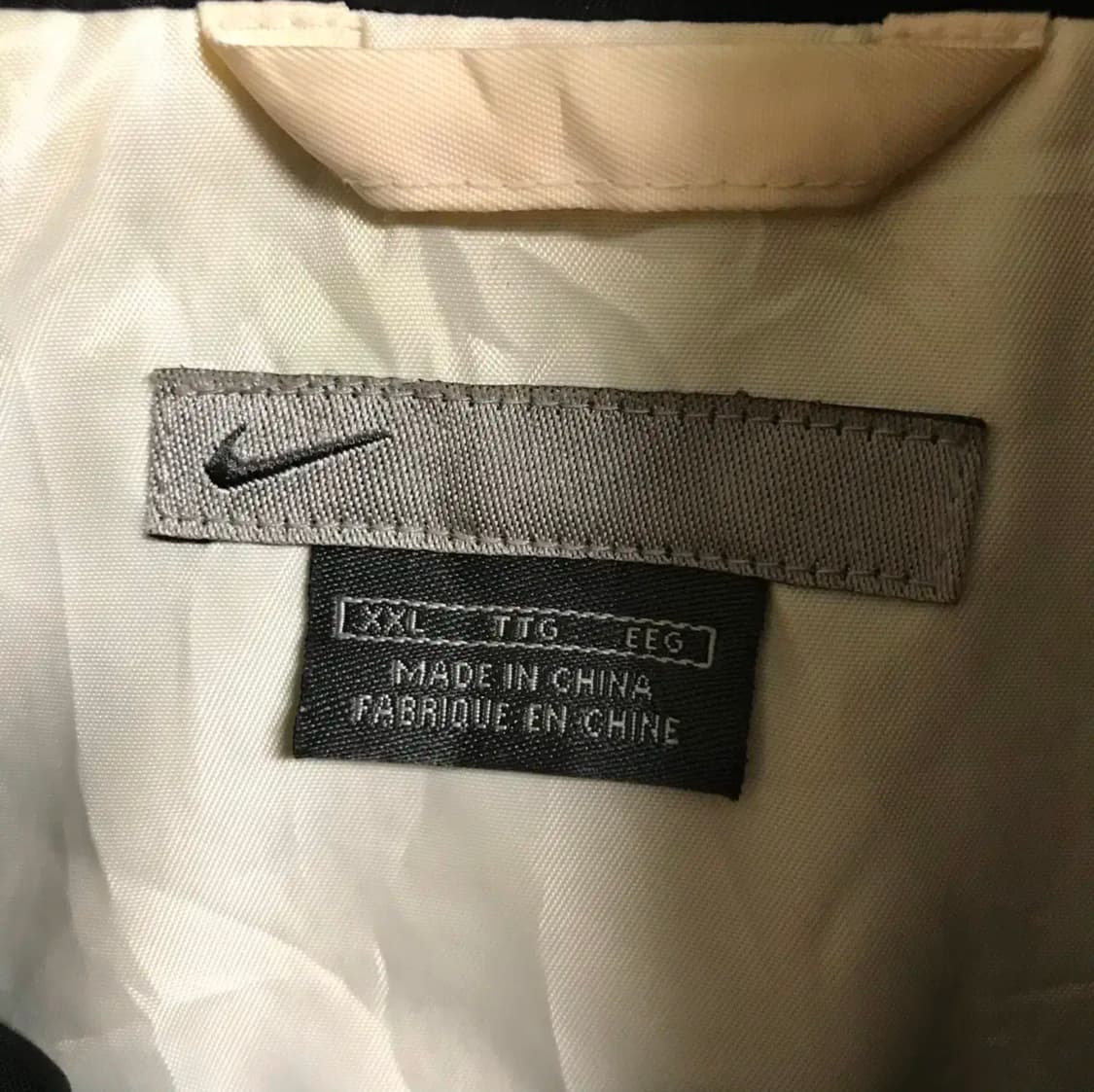 [택포]나이키 올드스쿨 00s 검정 바람막이 자켓 xxl 상품이미지3