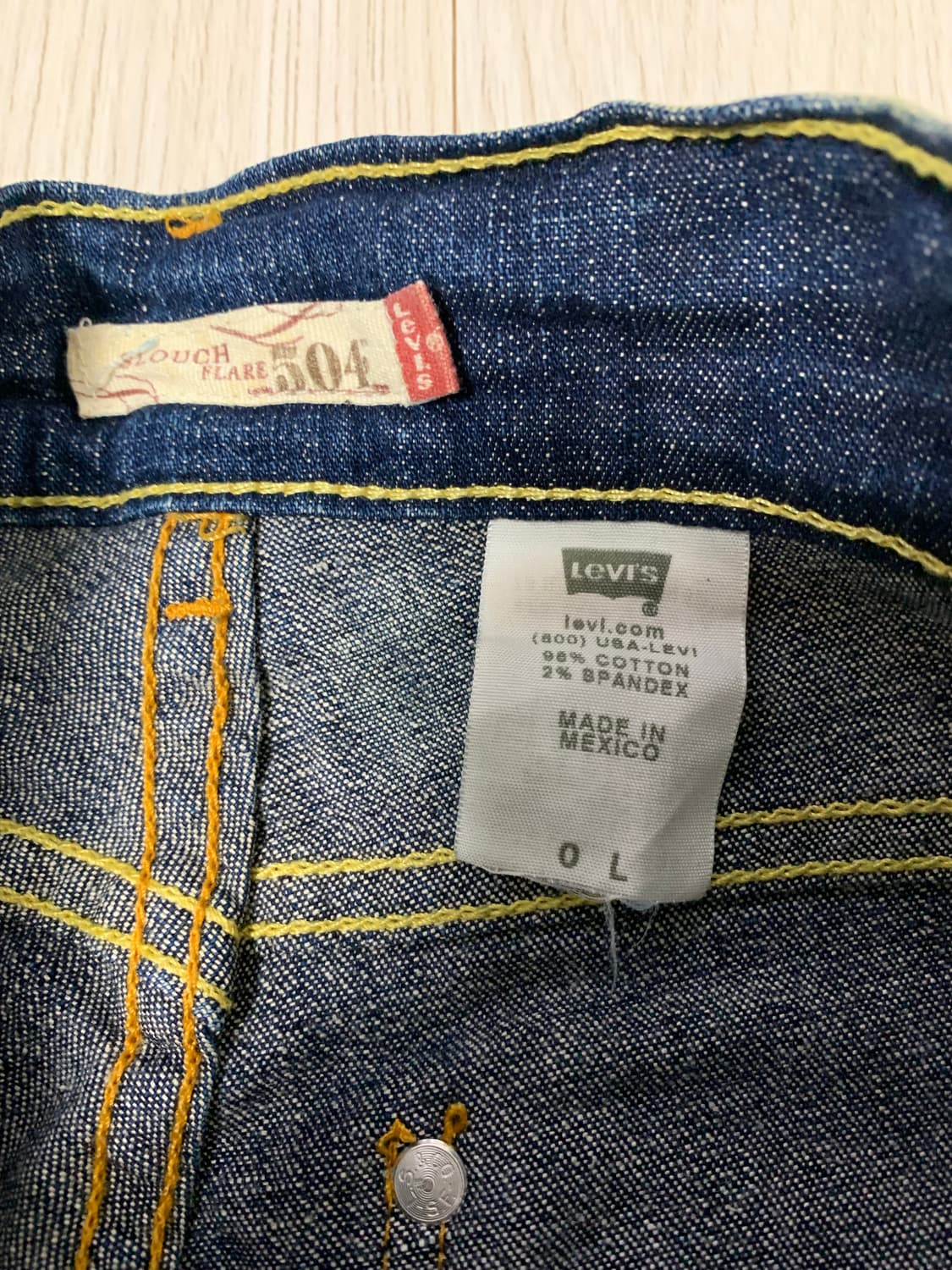 리바이스 504 부츠컷 데님 청바지 (실측확인) 상품이미지2