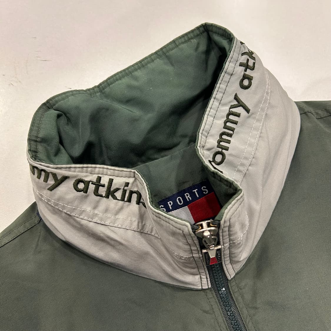 [105] 타미힐피거 아킨스 올드스쿨 그린 바람막이 자켓 상품이미지7