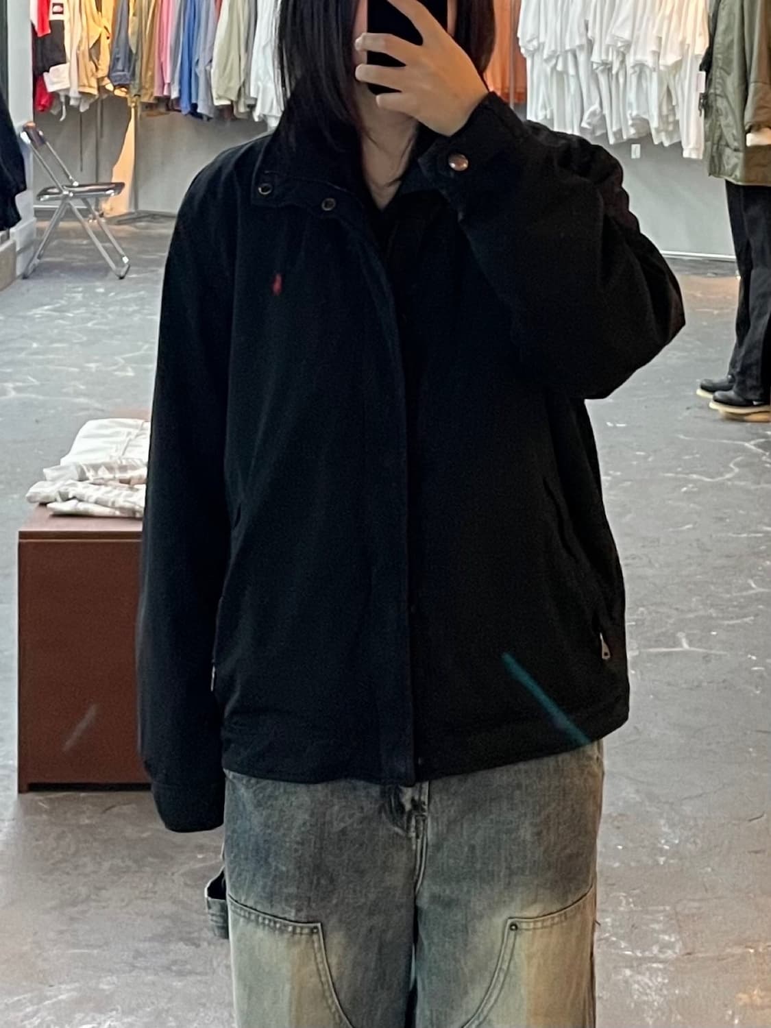 폴로 랄프로렌 블랙 레드포니 페리 자켓 H1507 상품이미지1