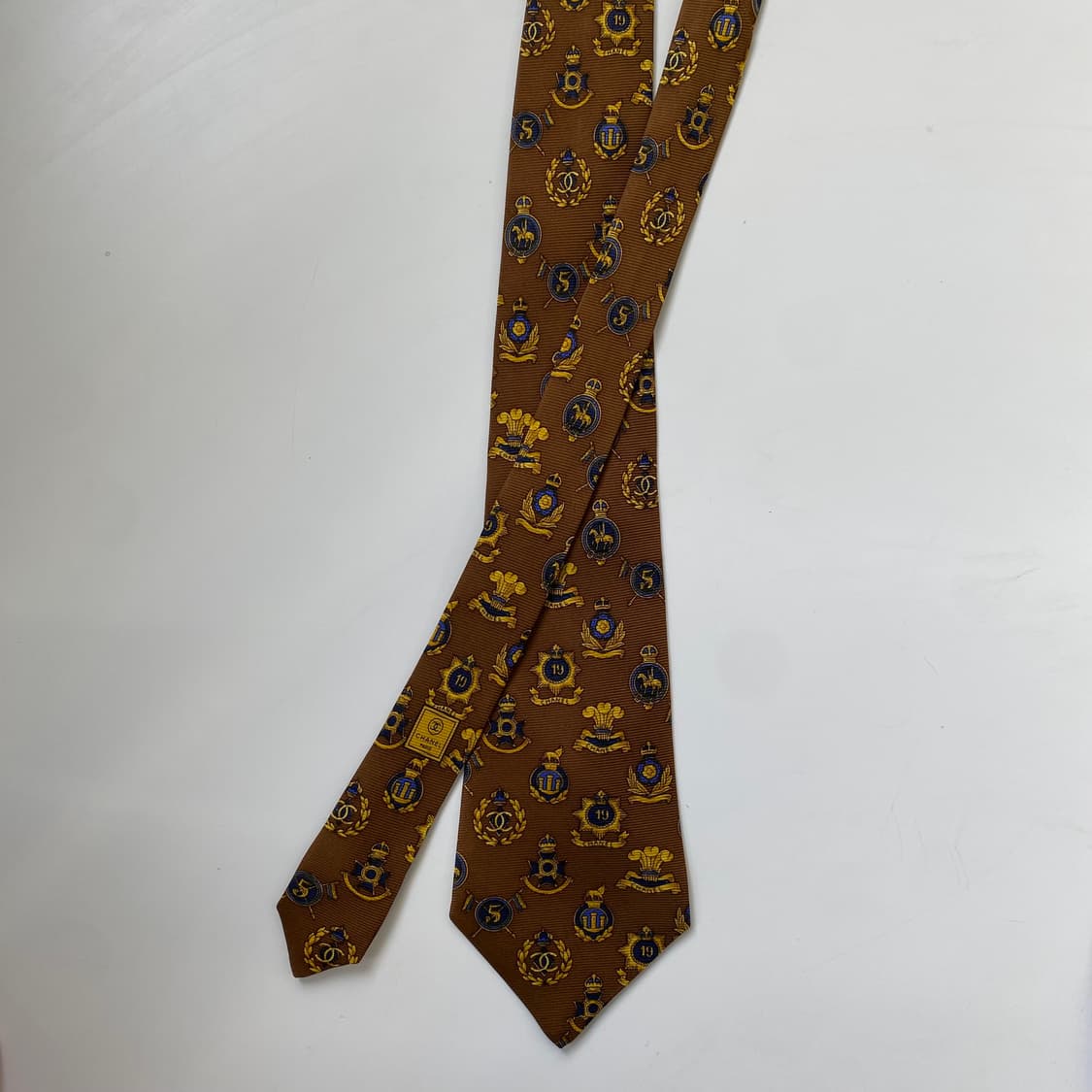 샤넬(CHANEL) 모노그램 명품 정품 넥타이 상품이미지1