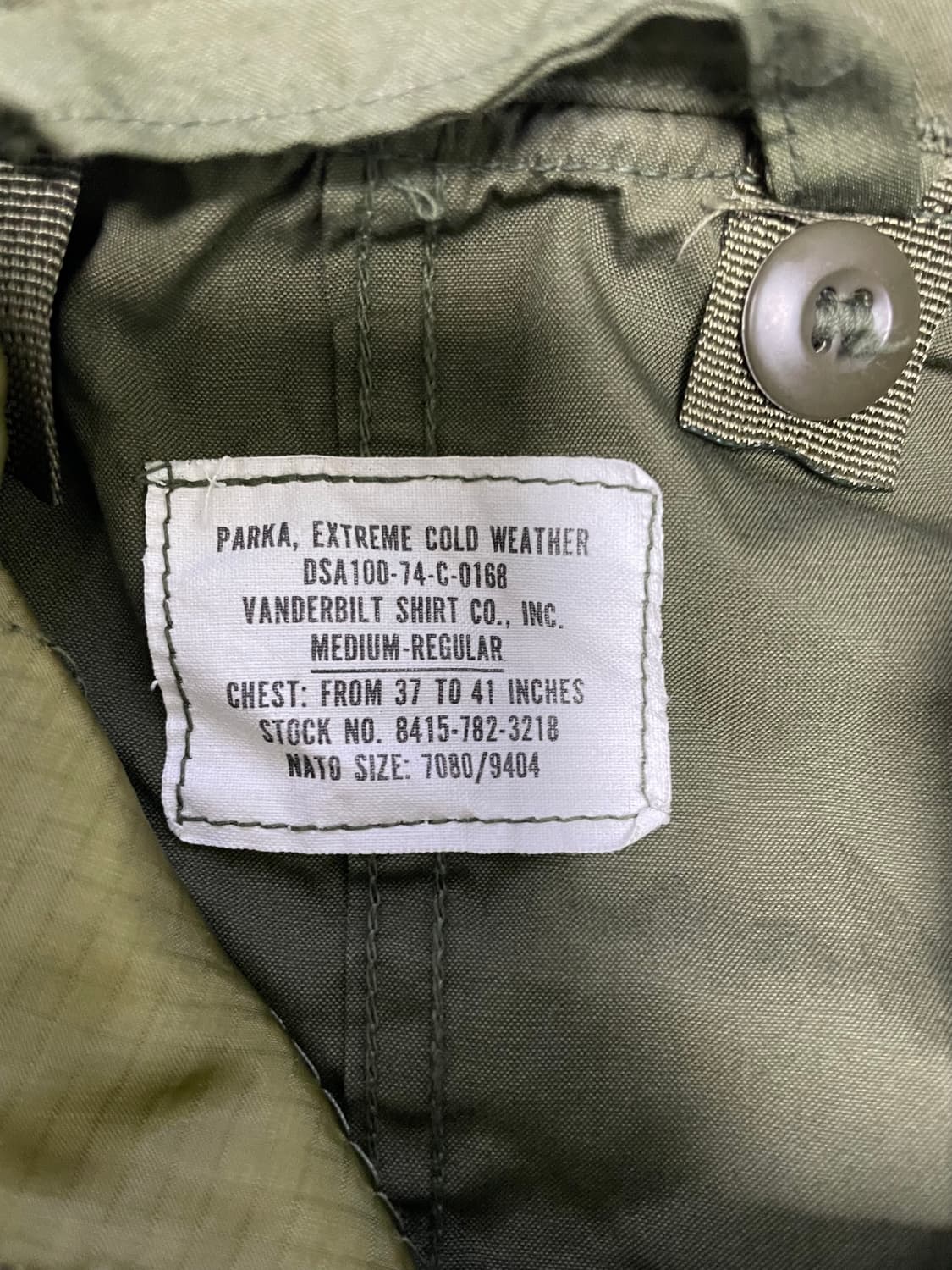 m65 og 피쉬테일 오리지널 개파카 미디움 세트 민트급 상품이미지5