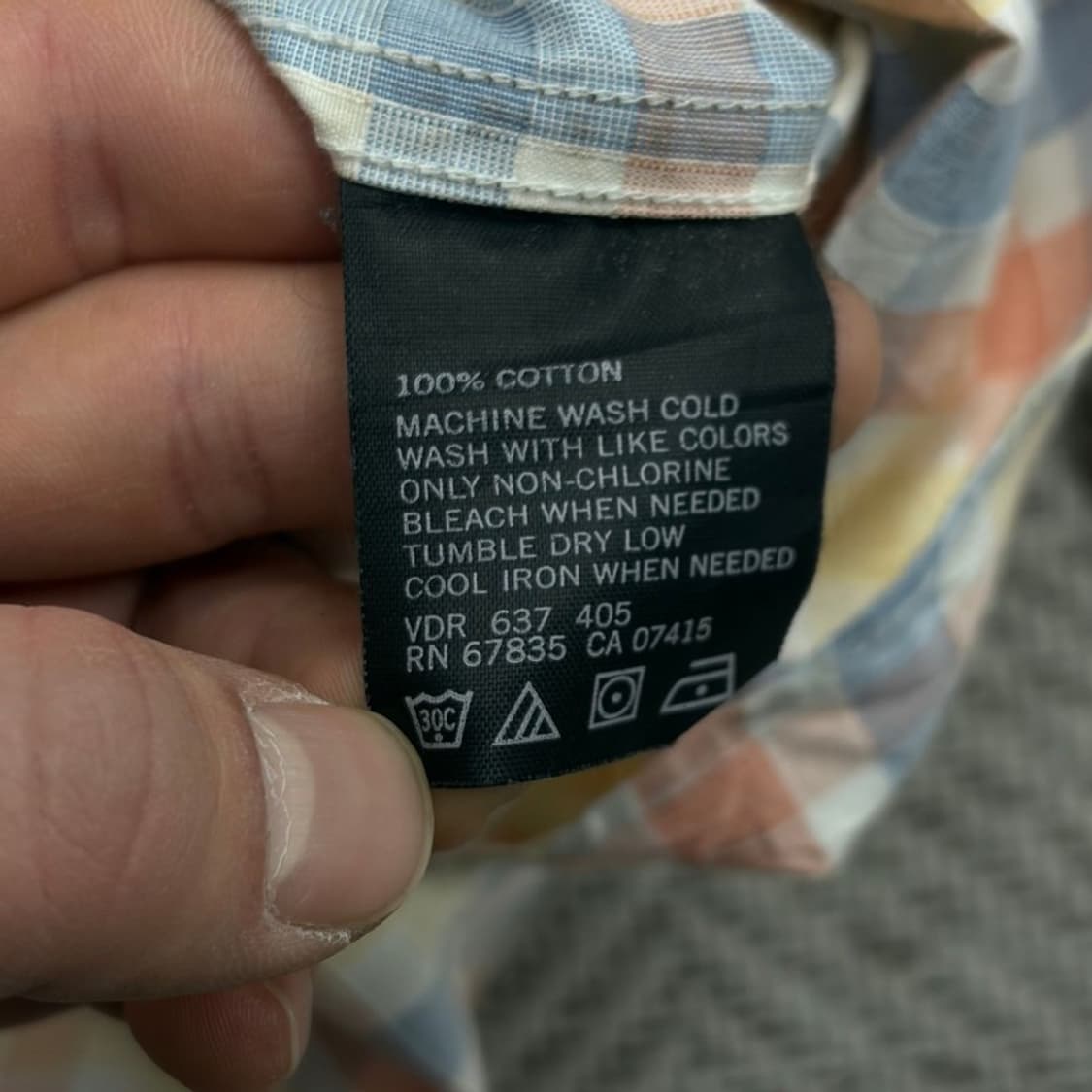 노티카 체크셔츠 v1858 상품이미지6