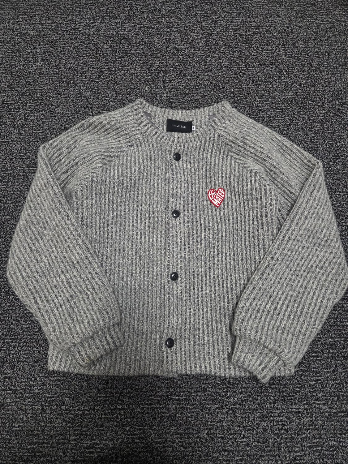 더마티 남성 하트 와펜가디건/M 상품이미지2