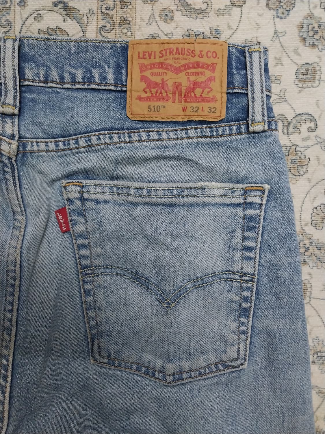 리바이스 510  연청 데님팬츠 32/32 상품이미지3