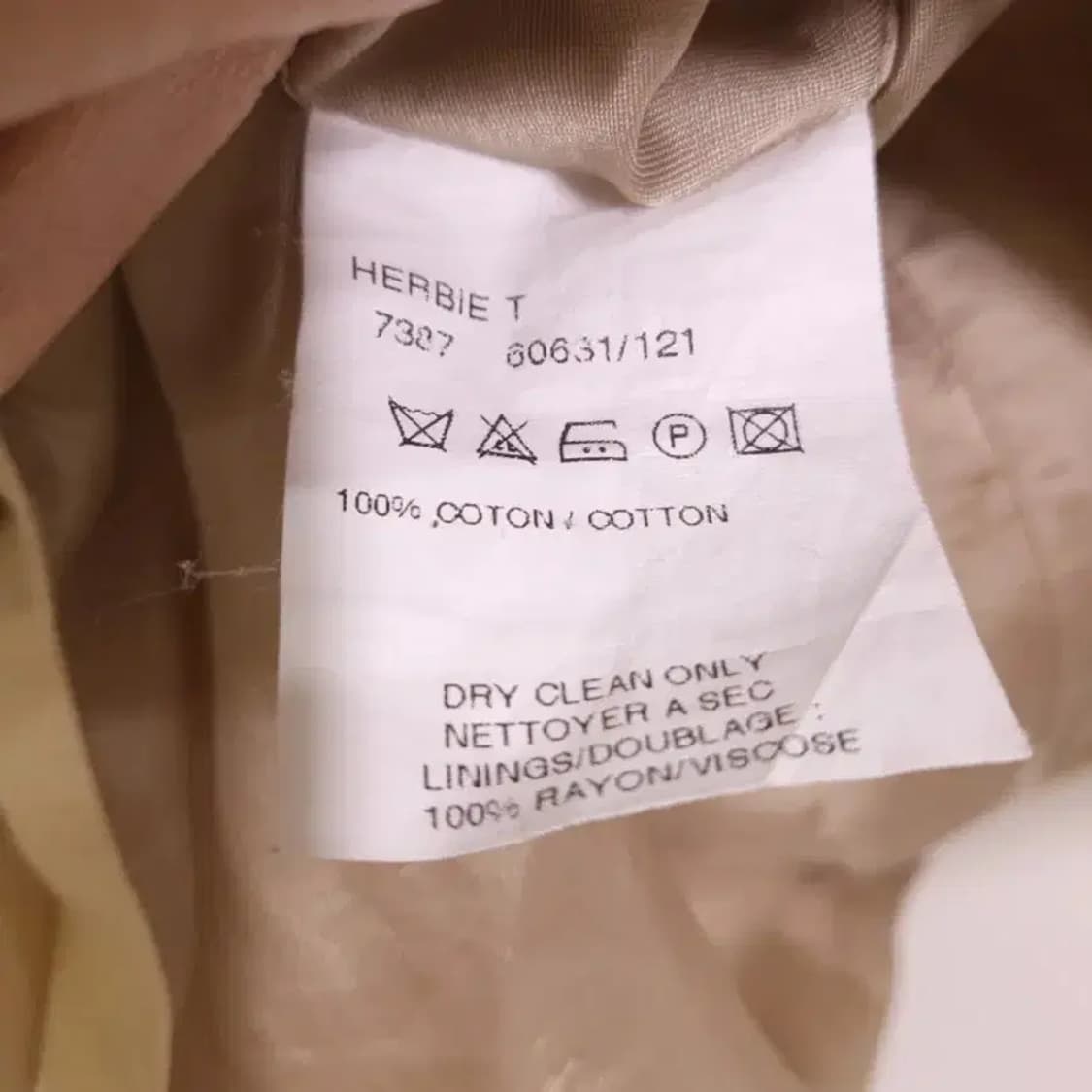 버버리 런던 체크 커프스 반팔 튜닉 블라우스 55 상품이미지8