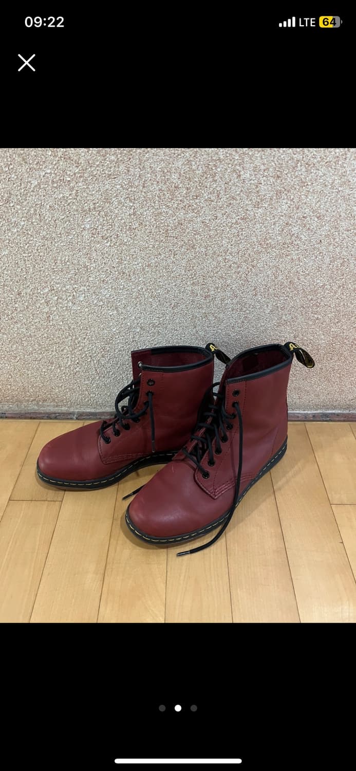 닥터마틴 체리레드 여자 UK7(250-260) 상품이미지2