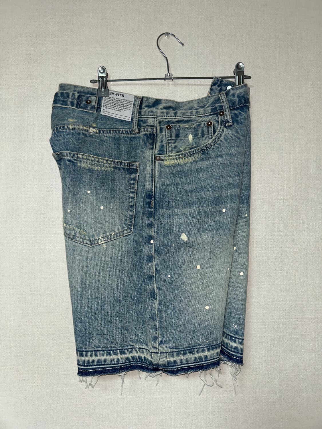 비헤비어 523S 셀비지 데님 쇼츠 상품이미지2