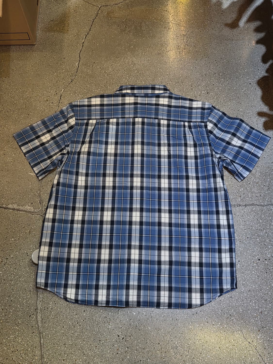 Carhartt 칼하트 블루 체크셔츠 상품이미지5