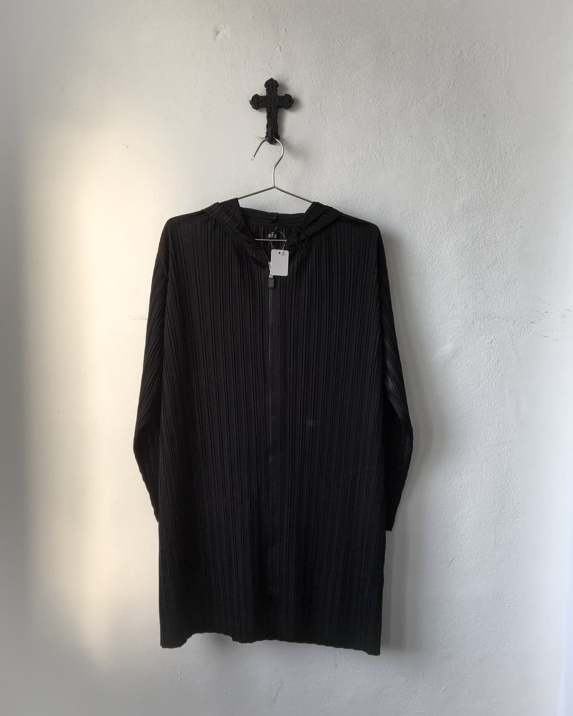 Fairy hood point pleats zip up 상품이미지2