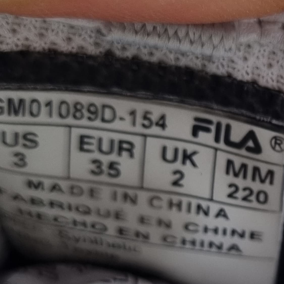 휠라 디스럽터2 아동운동화220  상품이미지6