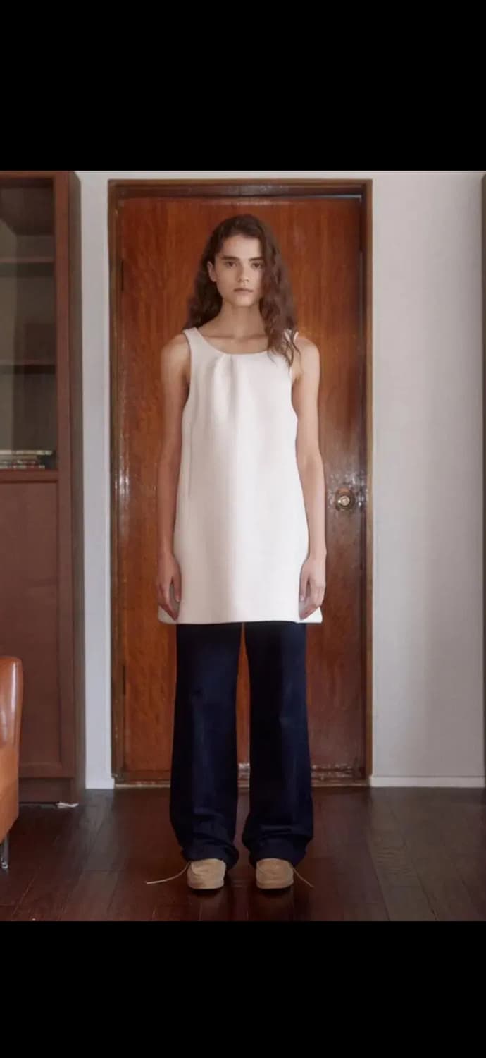 언쿡드 울 미니 포켓 a라인 원피스 상품이미지1