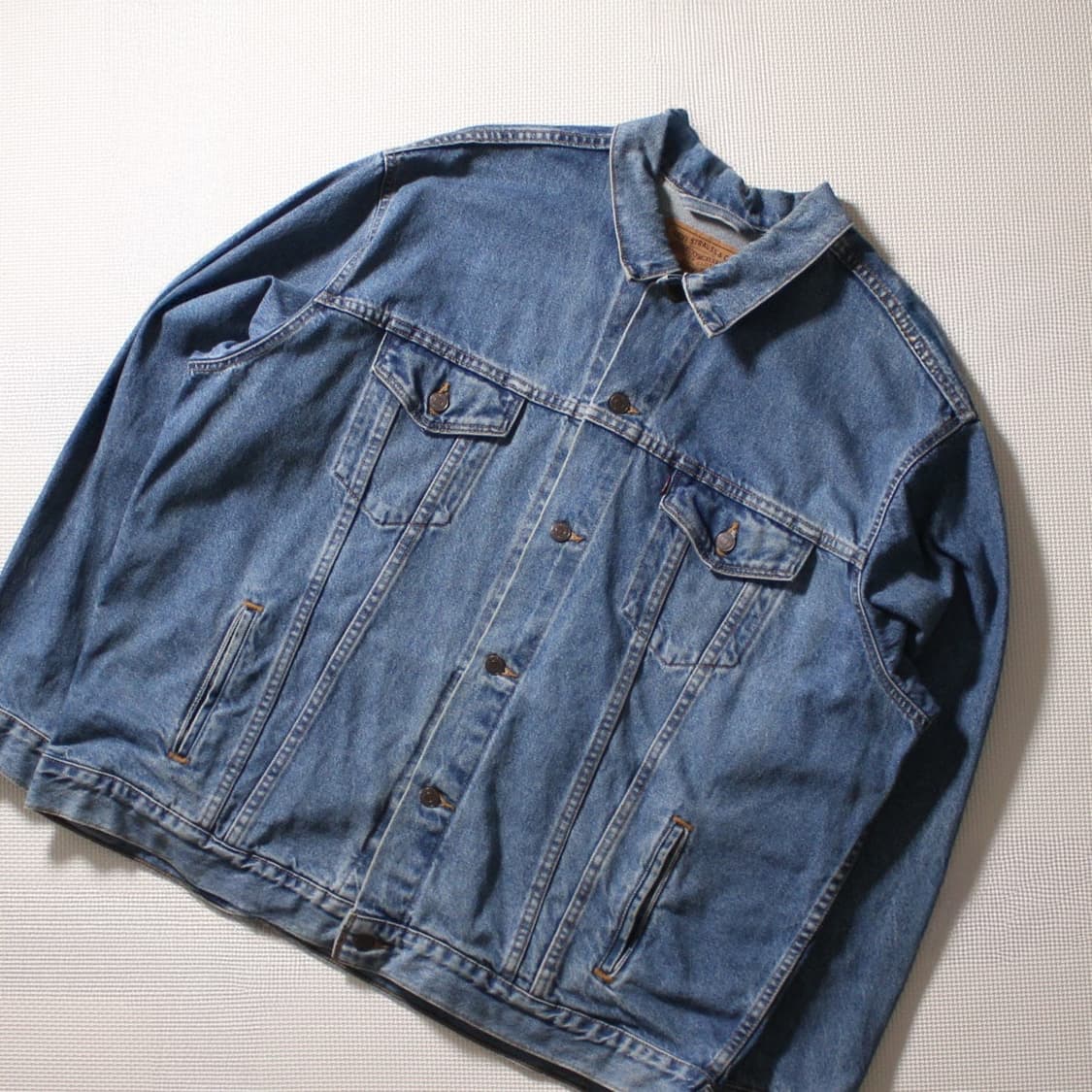 90's Levi’s 리바이스 USA 데님 트러커 자켓 L030 상품이미지2