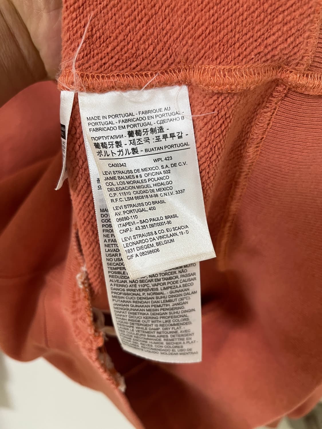 리바이스빈티지클로딩 LVC 하프집 플리스 스웻셔츠 L사이즈 상품이미지6