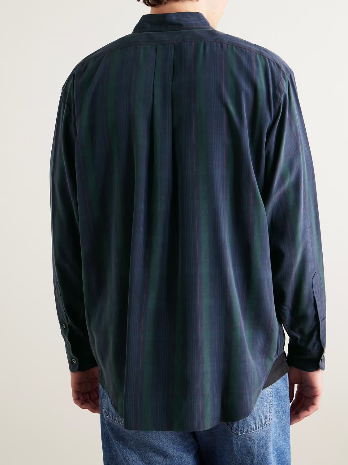 [1/31까지][2] 25AW 아프레쎄 실크 레이온 레귤러 카라 셔츠 상품이미지3