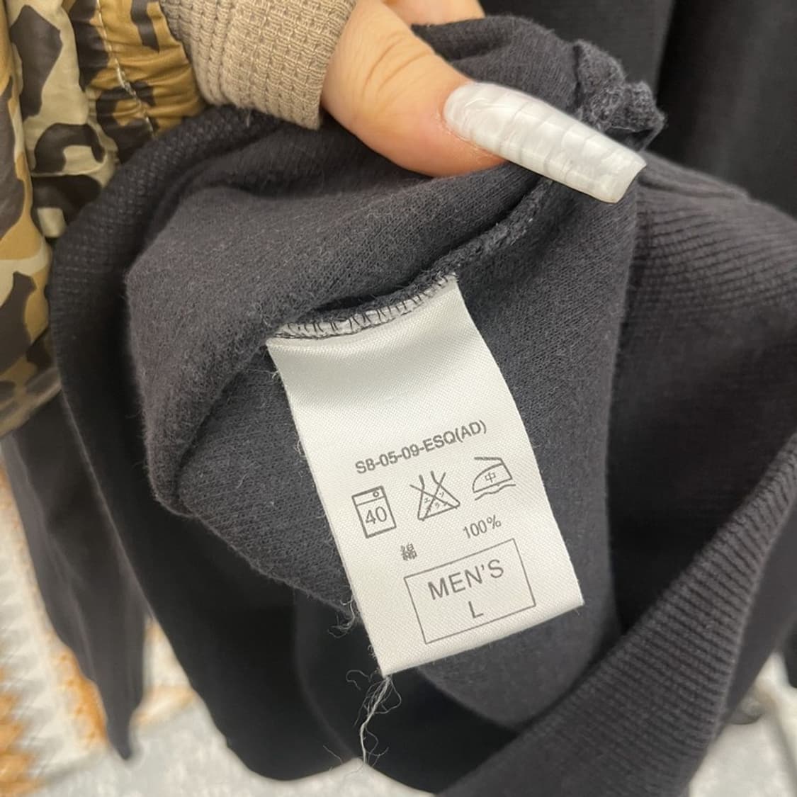 나이키 올드스쿨 레트로 Y2K 오렌지 반집업 맨투맨 L C10794 상품이미지6