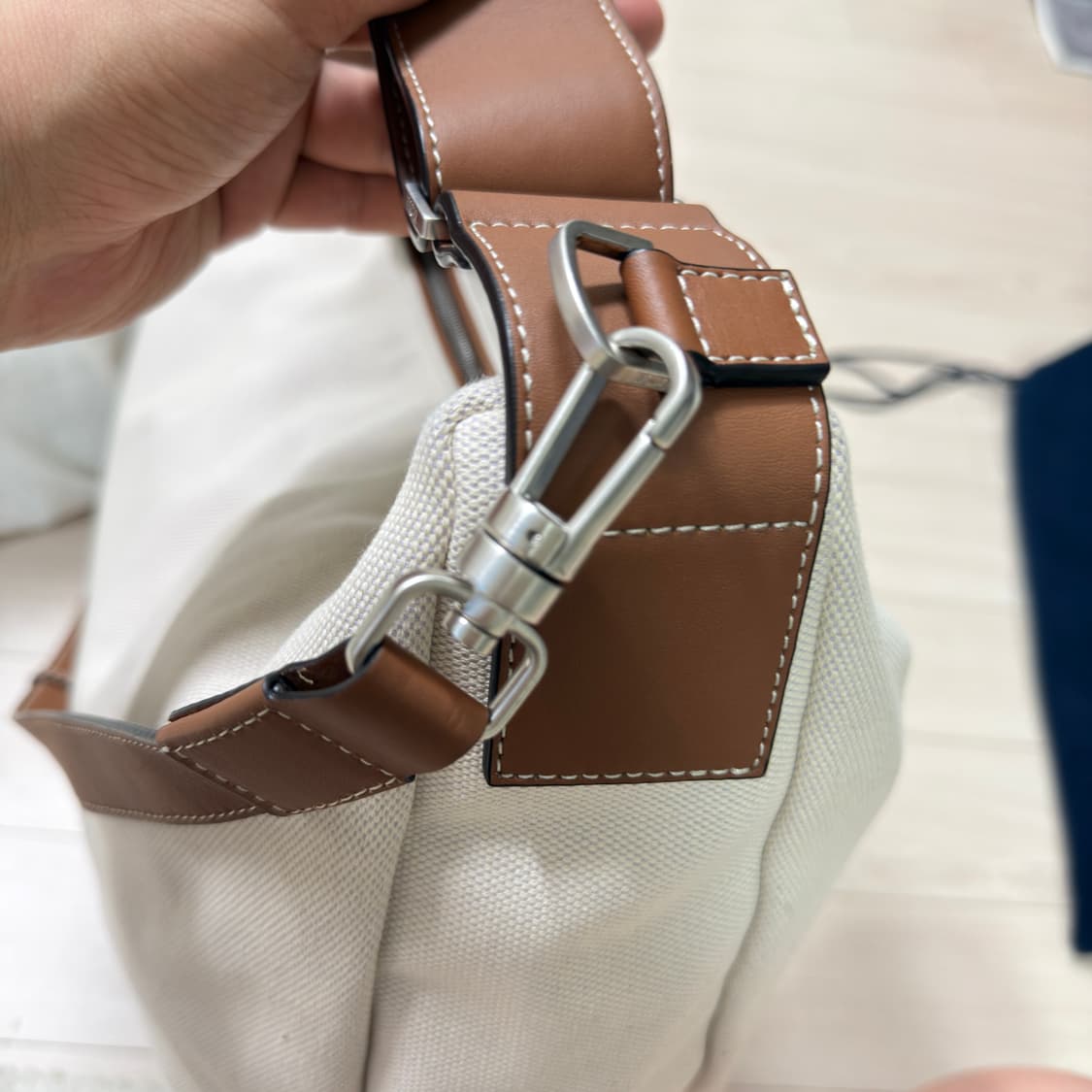 Zegna 제냐 파노라마 CANVAS 호보백 상품이미지5