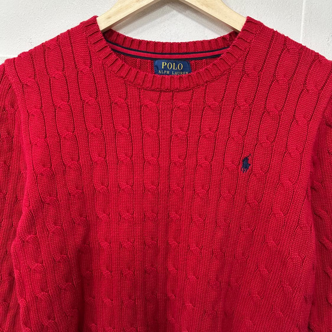 폴로 꽈배기 니트 상품이미지2