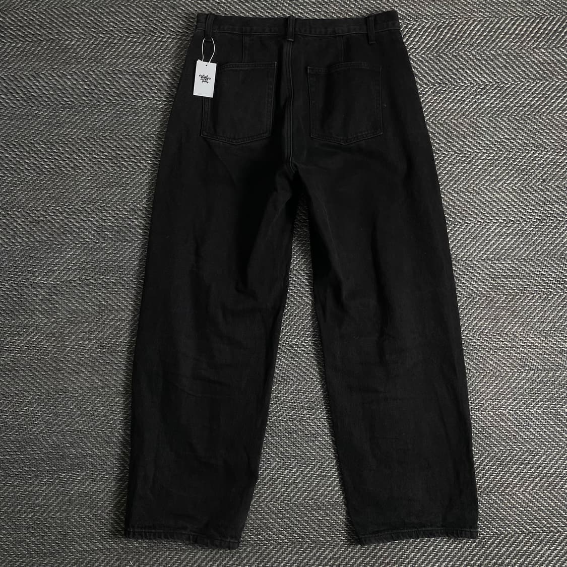 빈티지 와이드 블랙 데님 팬츠y 3197 상품이미지4