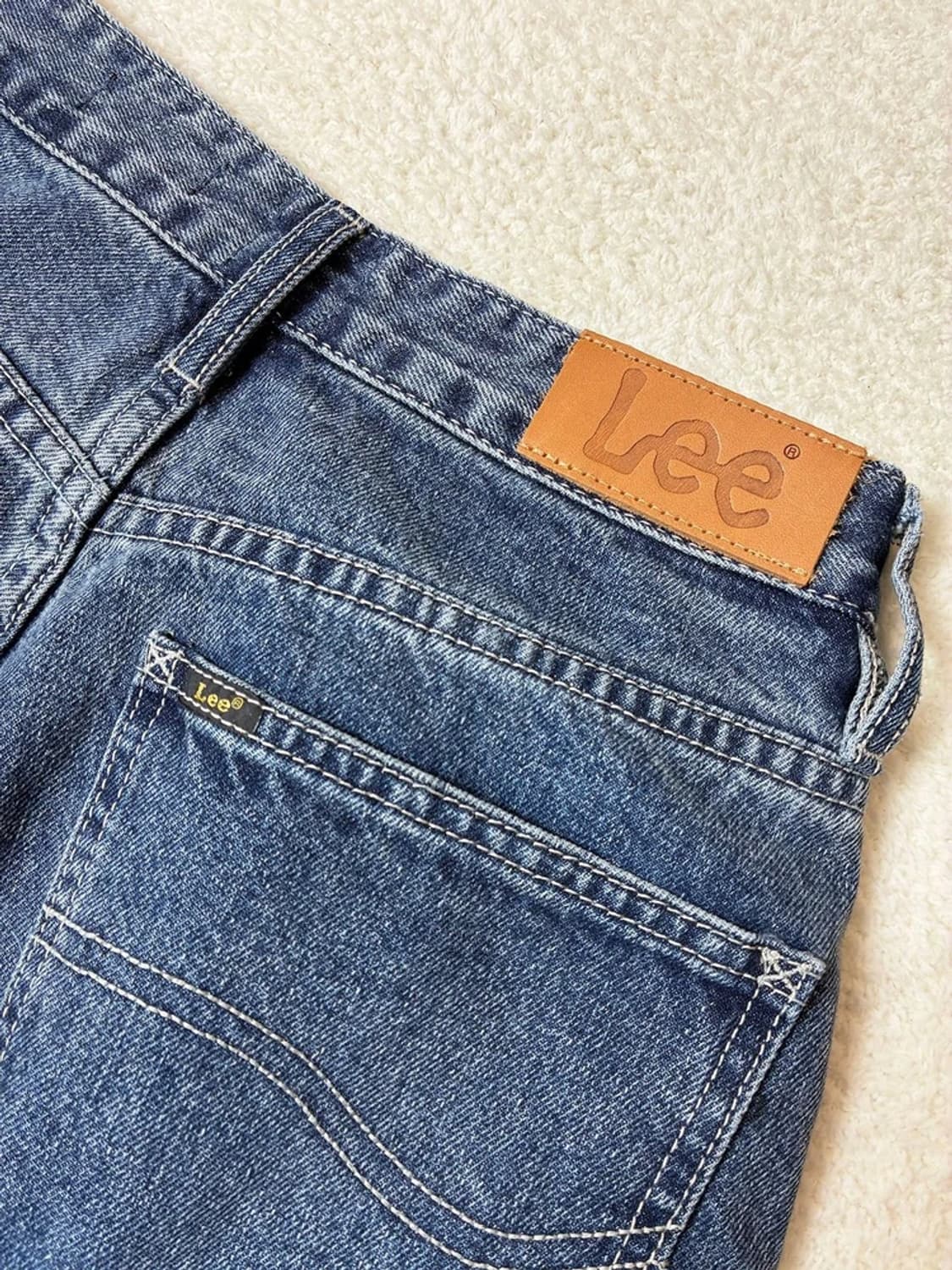 Lee 리 23FW 세미 와이드 데님 팬츠 PN6414 상품이미지6