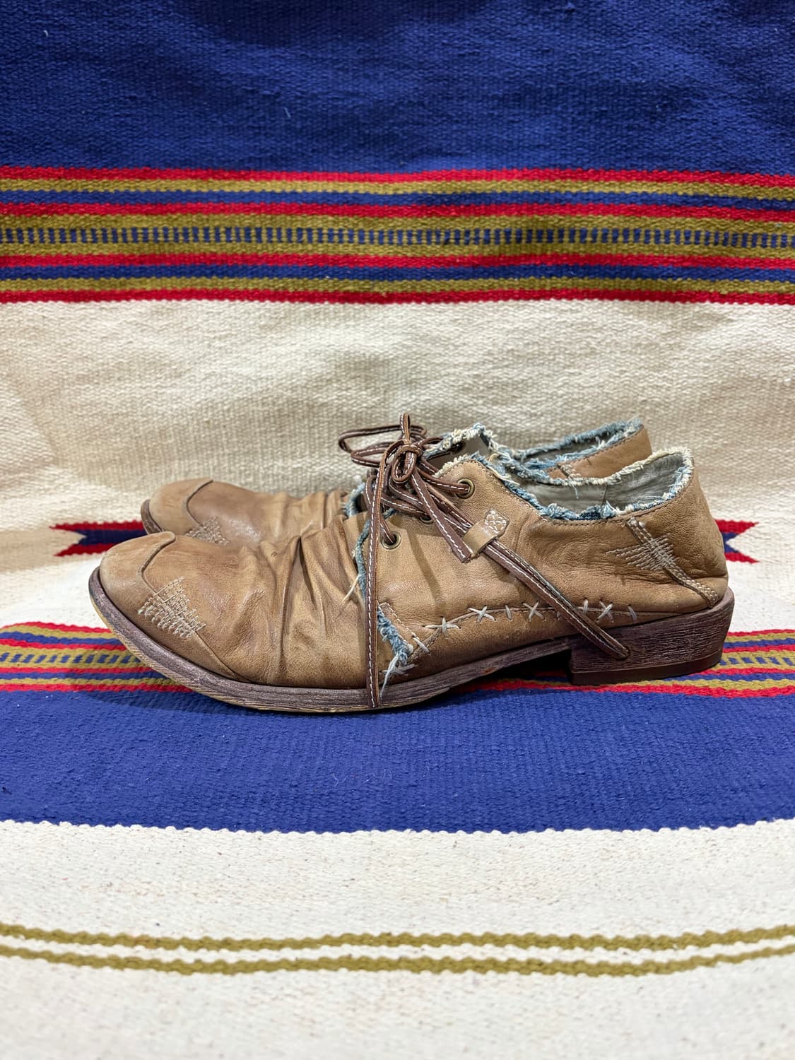 훕데두 EE 그런지 주름가공 웨스턴 부츠 상품이미지2