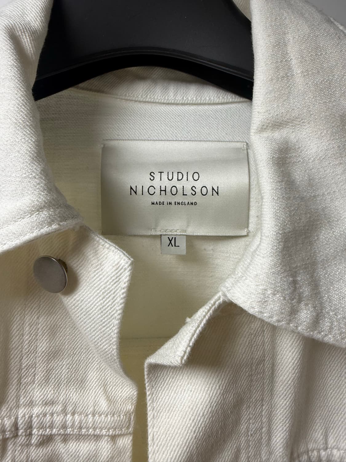 스튜디오 니콜슨 아이보리 데님 자켓 XL 상품이미지2