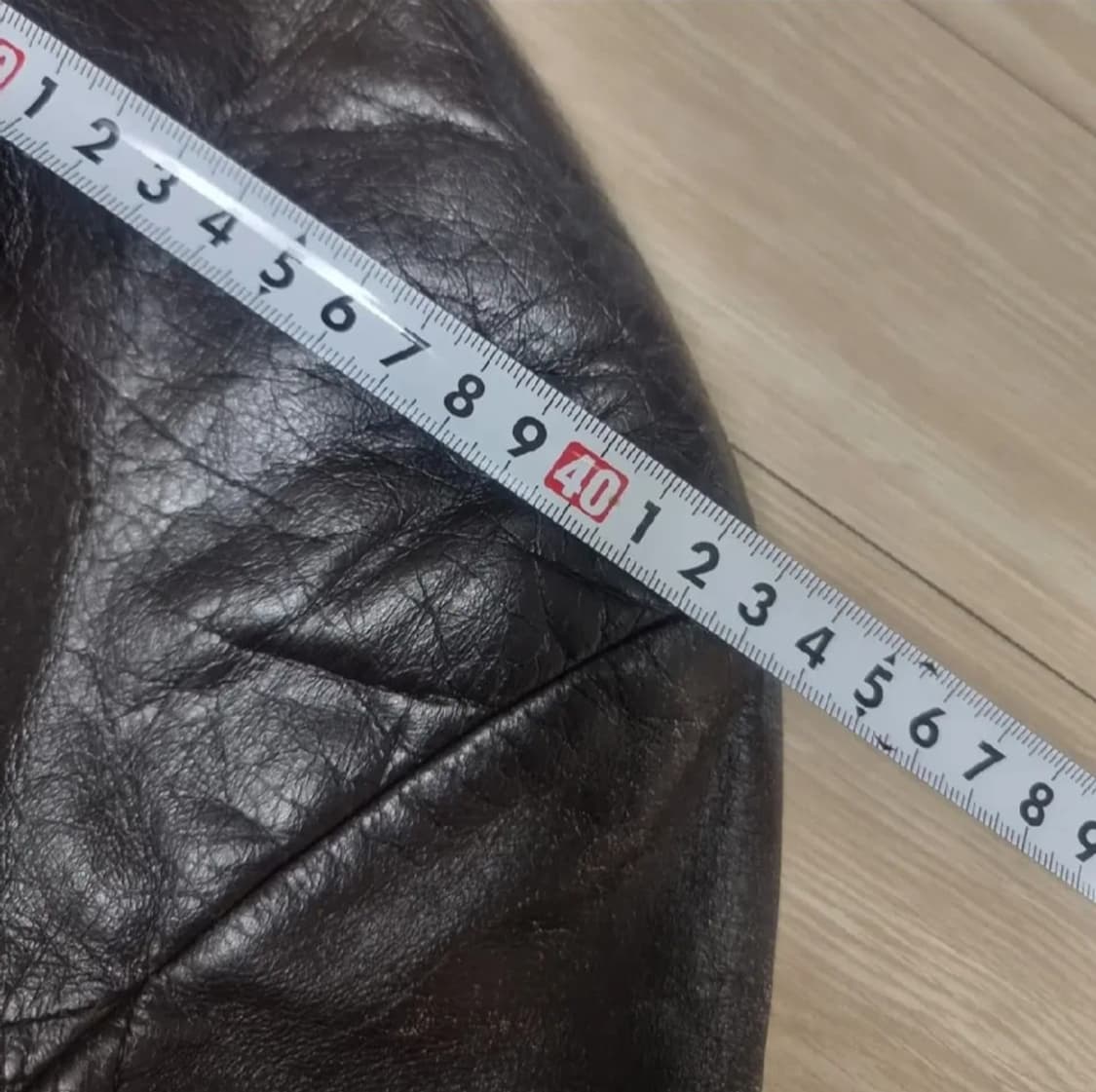 여성 가죽 롱코트(실측) 상품이미지9