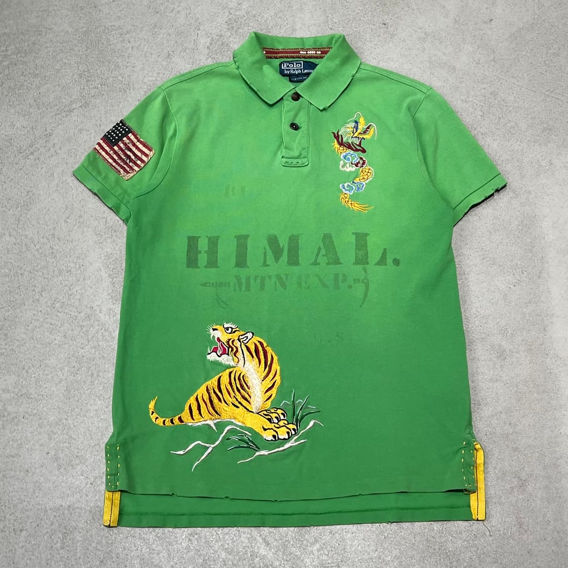 폴로 랄프로렌 성조기 자수 반팔카라티 s10604 상품이미지1