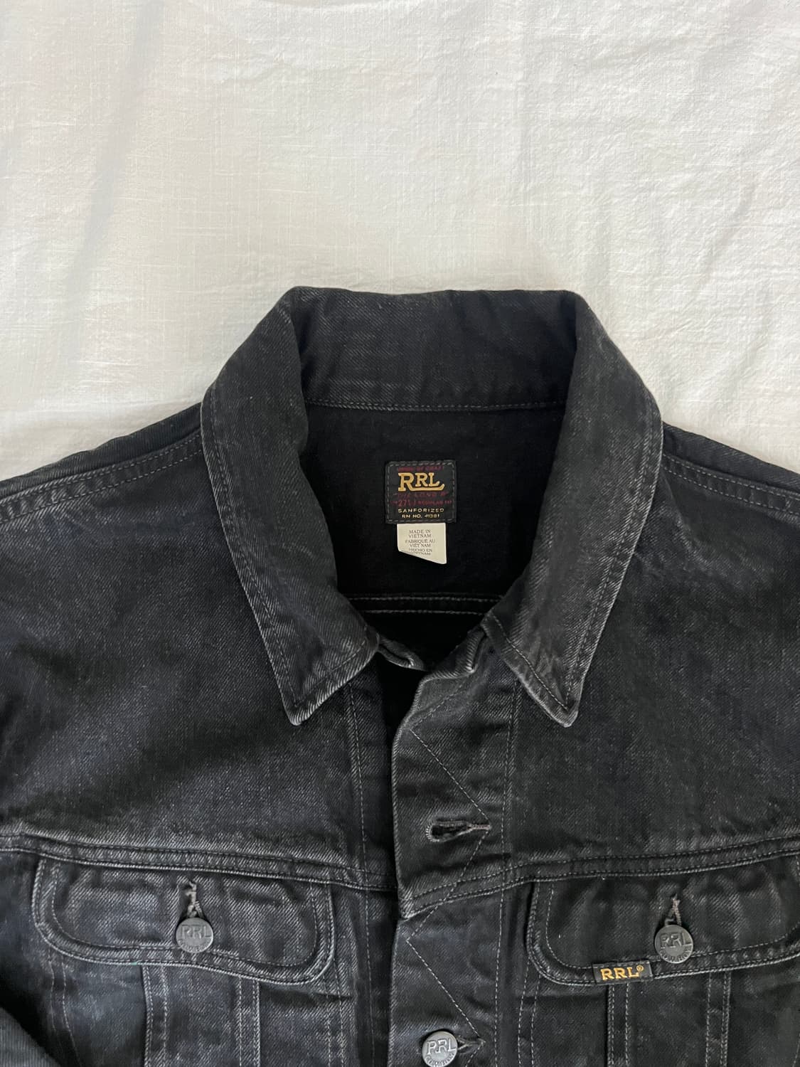 더블알엘(RRL)/LOT271 리랜드 [블랙]/M 새상품 상품이미지2