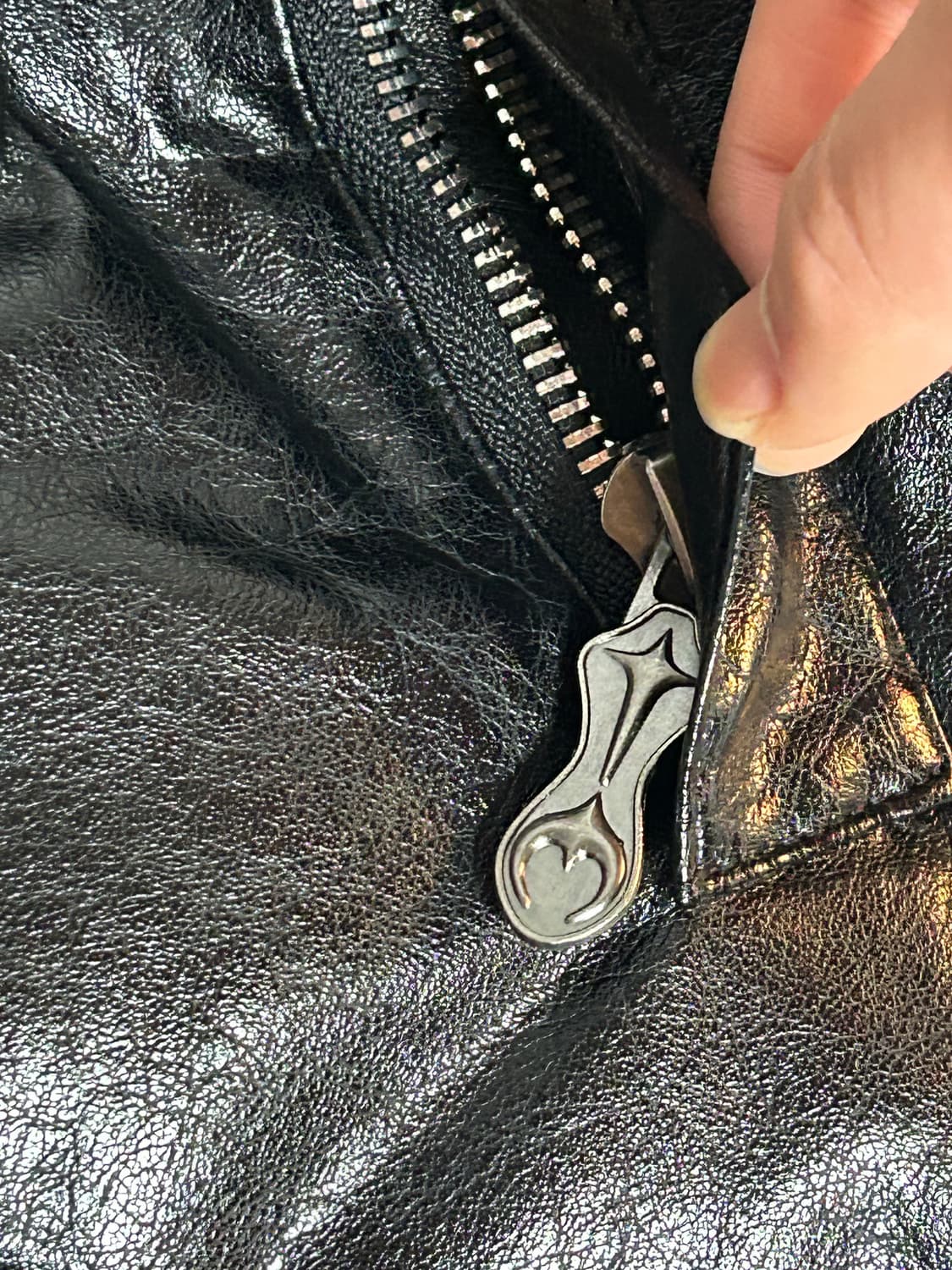 떠그클럽 레더 패딩 점퍼 3에러 상품이미지6