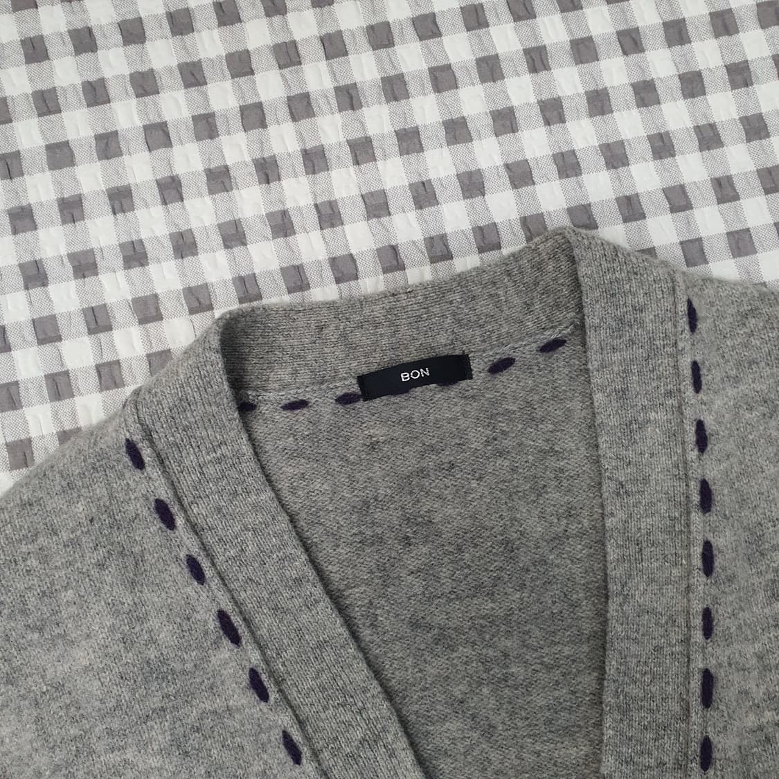 BON 본 울100 브이넥 가디건 남자95 상품이미지2