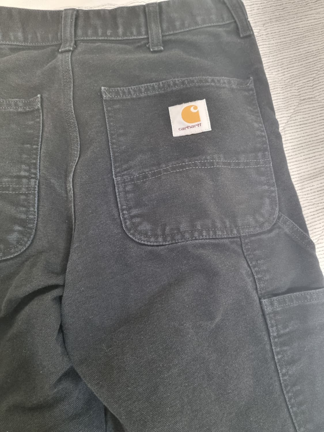 칼하트윕 더블니 자켓 블랙 30x32 상품이미지3