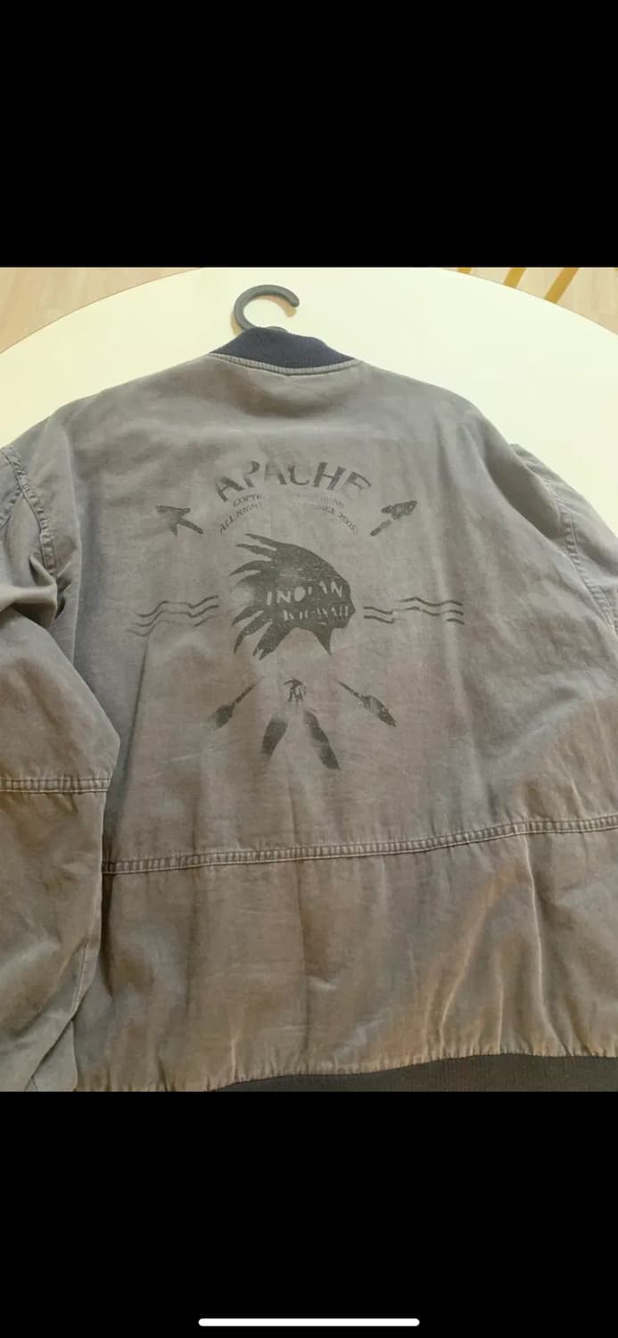 아르반 아파치 ma-1 네이비 3사이즈 상품이미지2