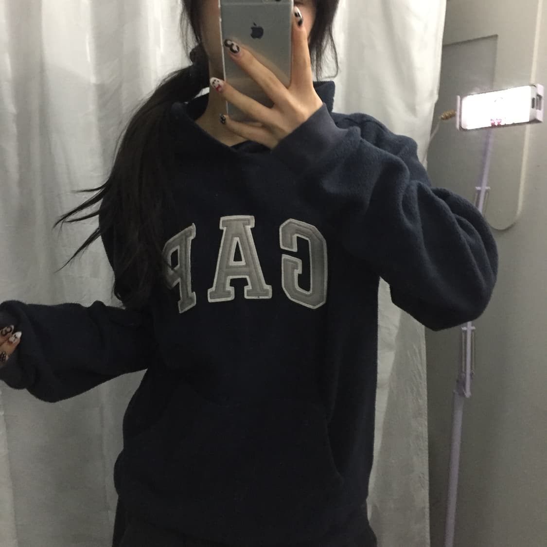 GAP 갭 모리걸 스포티 플리스 후리스 후디 상품이미지1