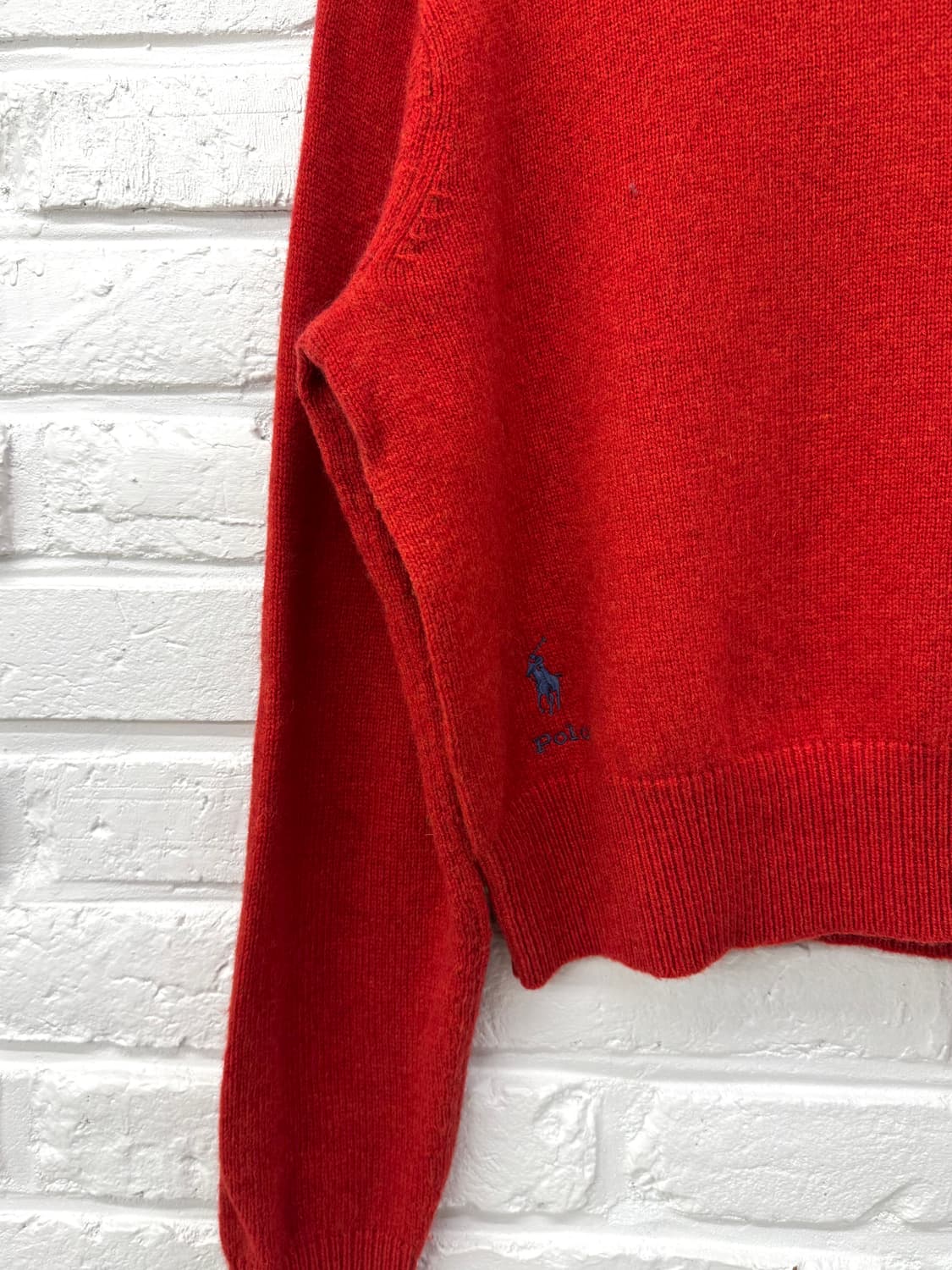 폴로 레드 니트 상품이미지5