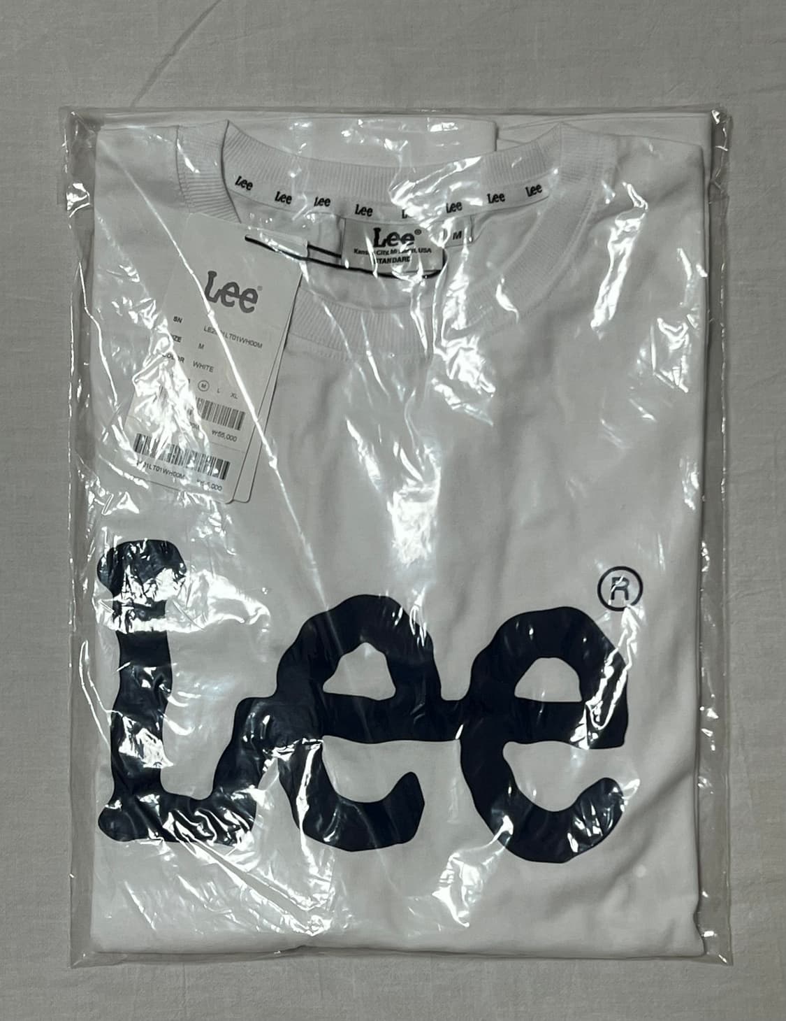 [새상품] M) Lee 리 빅트위치 긴팔 티셔츠 화이트 상품이미지4