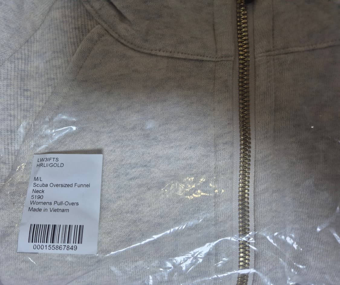 (새상품) 룰루레몬 스쿠바 오버사이즈 퍼넬넥 하프집업 상품이미지5