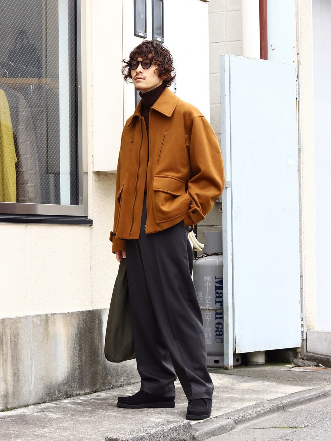 blurhmsROOTSTOCK Light Melton Zip Jacket 상품이미지2