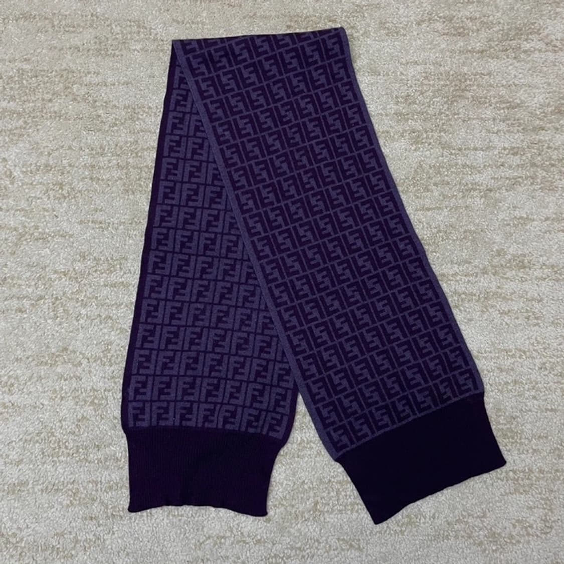Fendi 펜디 자카드 FF 로고 패턴 스카프 머플러  상품이미지1