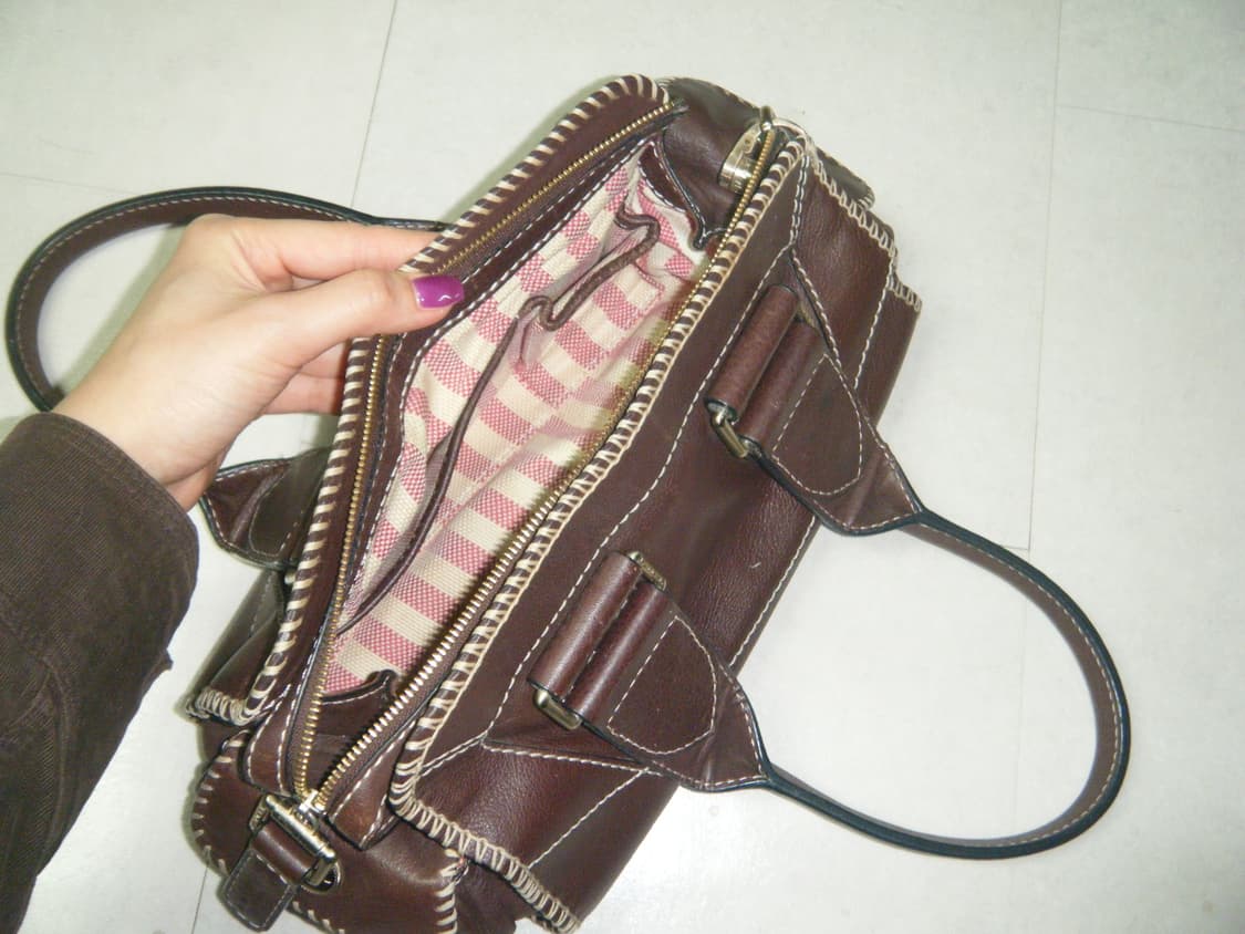 Y2k 오리엔탈 오네갸루 페어리 웨스턴 브라운 숄더백 가방 상품이미지7