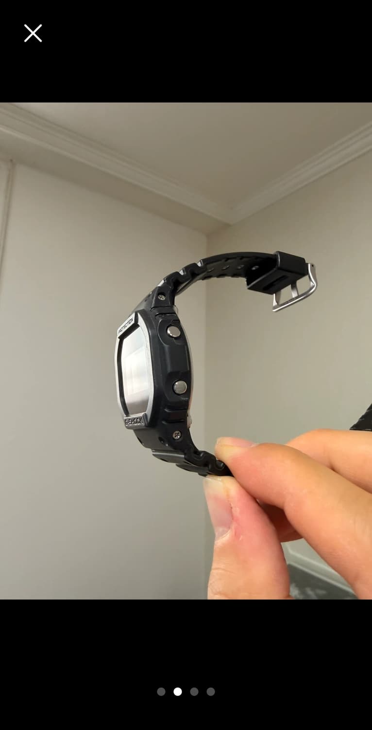 카시오 지샥 G-SHOCK DW-5600BB 올블랙 시계 상품이미지2