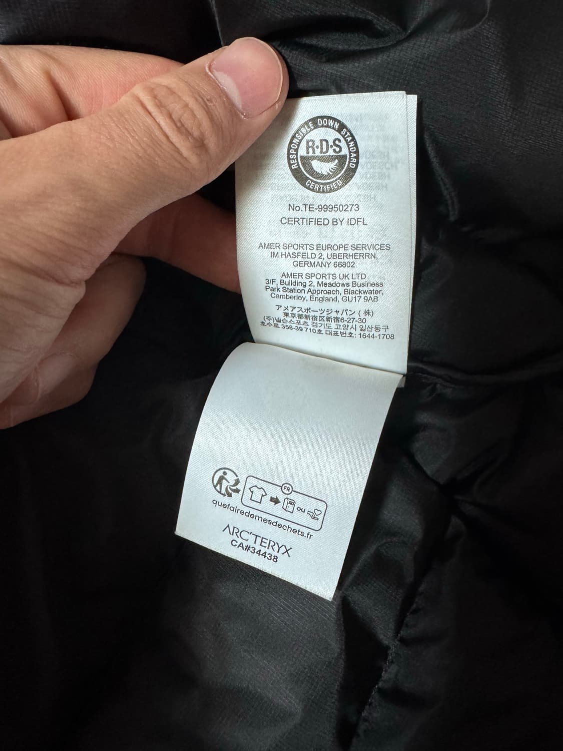 (S급) 아크테릭스 토륨 자켓 블랙 S 상품이미지10