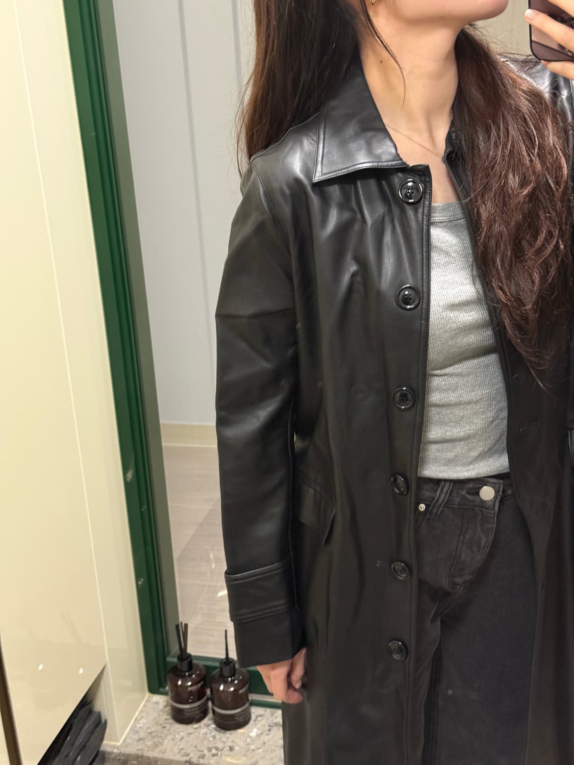 매그제이 레더 코트 상품이미지2