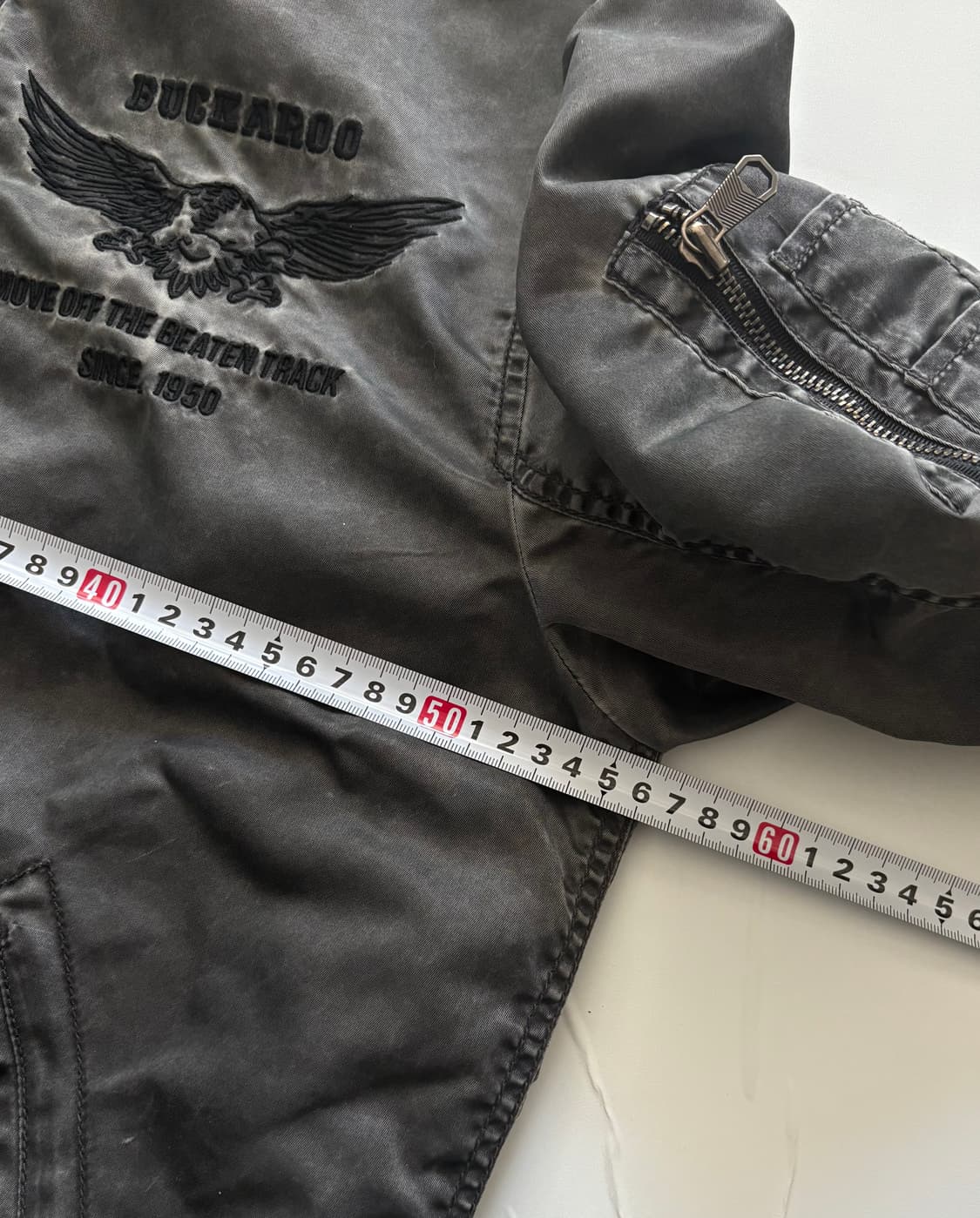 버커루 빈티지 워싱 항공 점퍼 상품이미지6