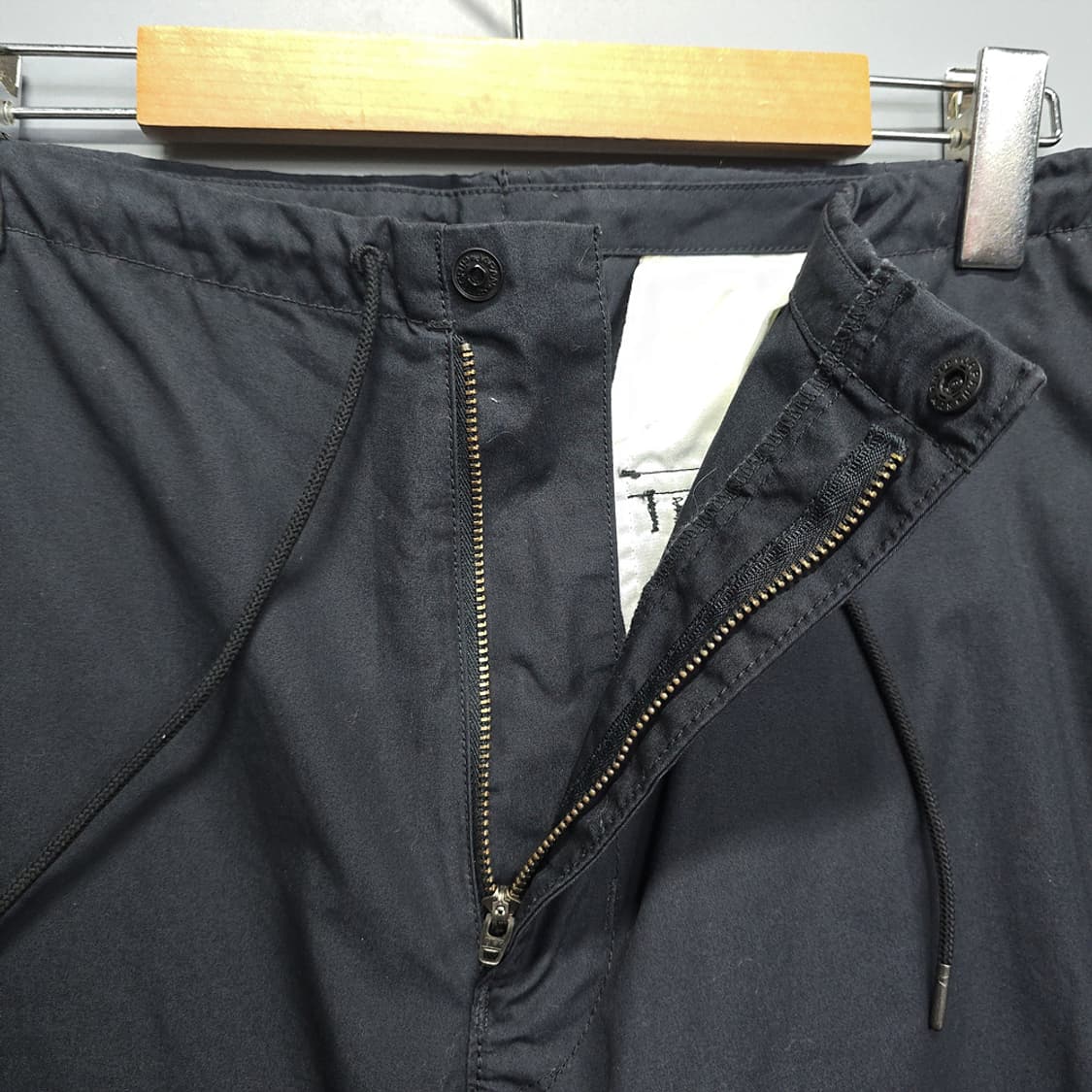 유니클로(UNIQLO) U 밴딩 와이드 팬츠 블랙 M 상품이미지6