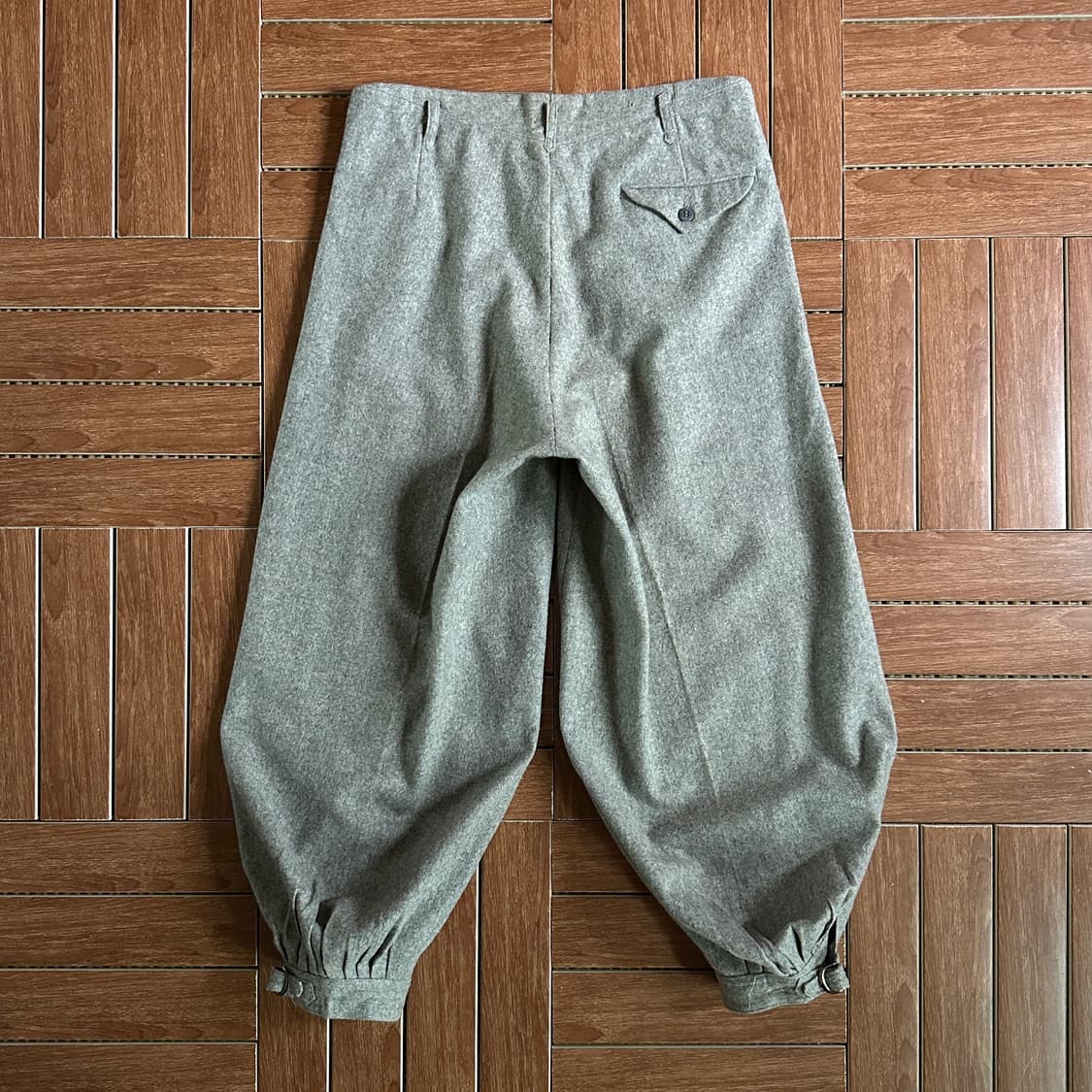 Vintage wool gray balloon trouser pants 상품이미지2